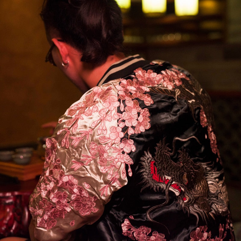 Hyper premium sakura dragon sukajan jacket