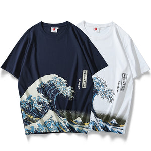 Japanese tattoo wave T-shirt