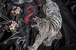 Dragon tiger bomber jacket