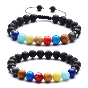 Celestial planets buddha bead bracelet