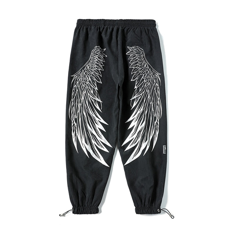Angel wings street jogger pants