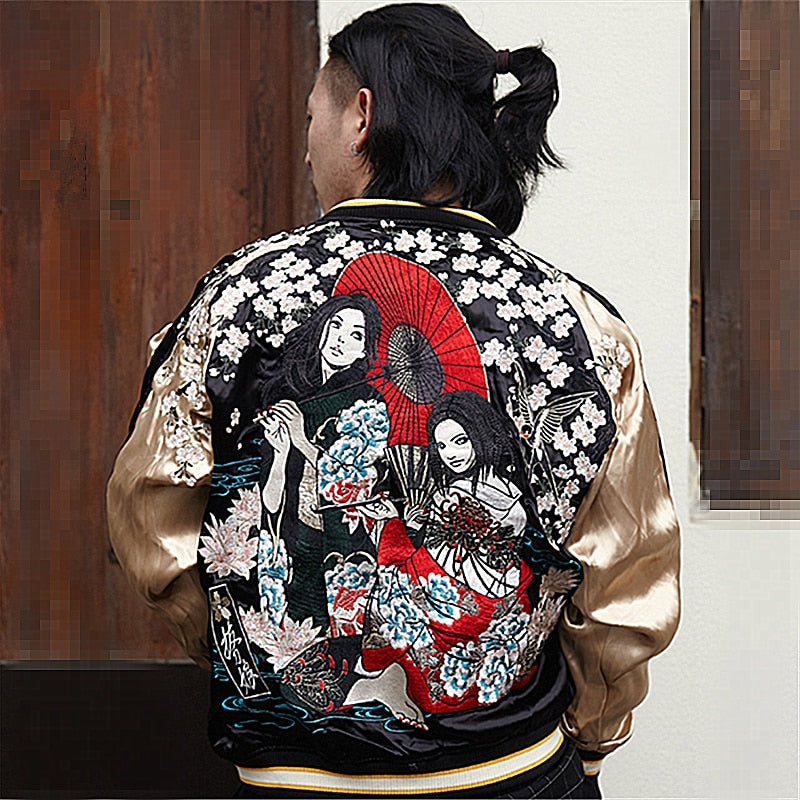 Hyper premium sakura geisha jacket