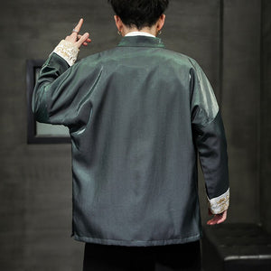 Solid vibrant Tang Dynasty jacket