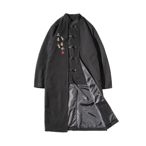 Legacy long trench jacket