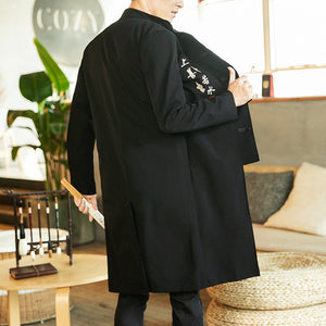 Legacy long trench jacket