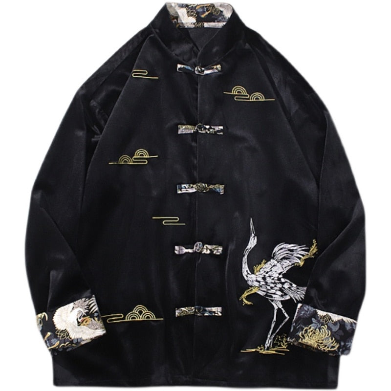 Vibrant crane Tang jacket