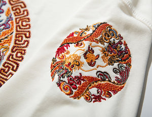 Traditional circle dragon sweatshirt