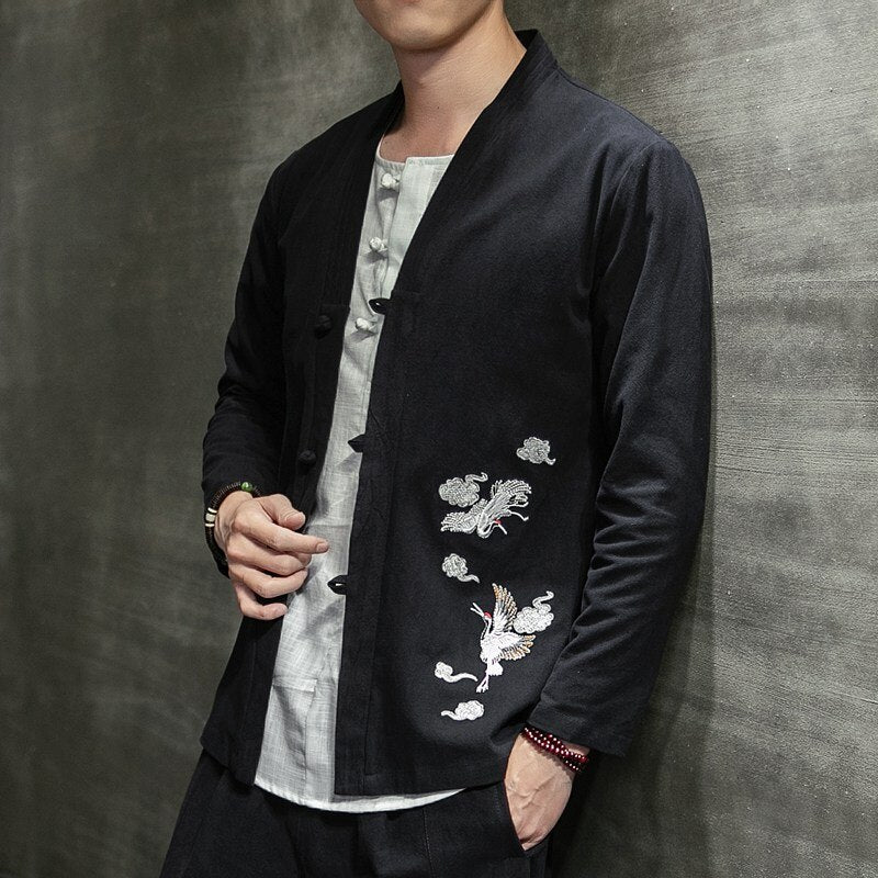 Crane cloud cardigan shirt