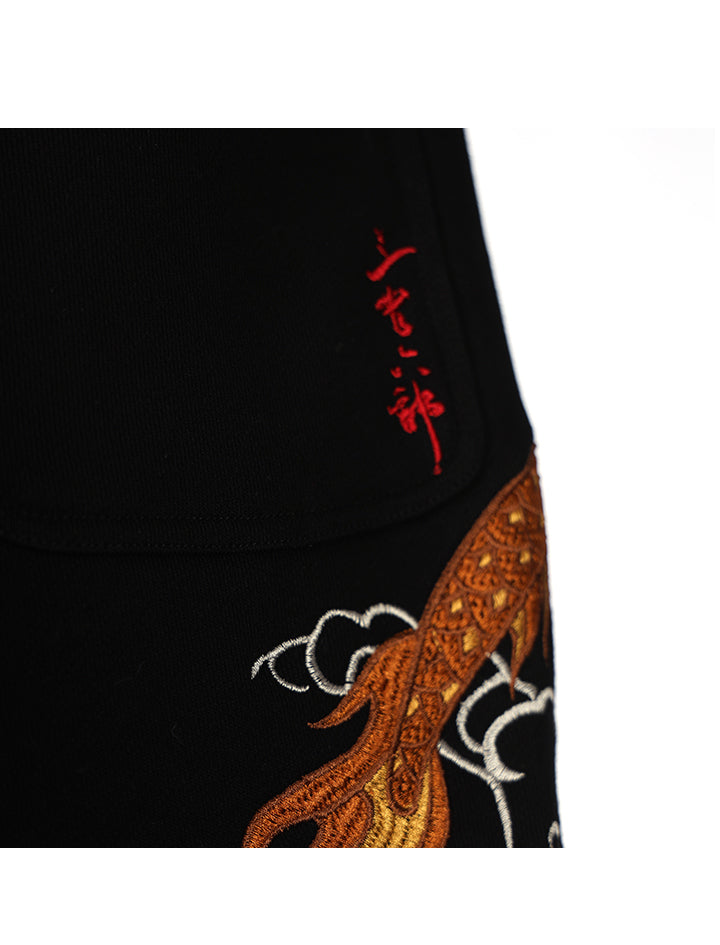 Hyper premium twin dragon embroidery pants