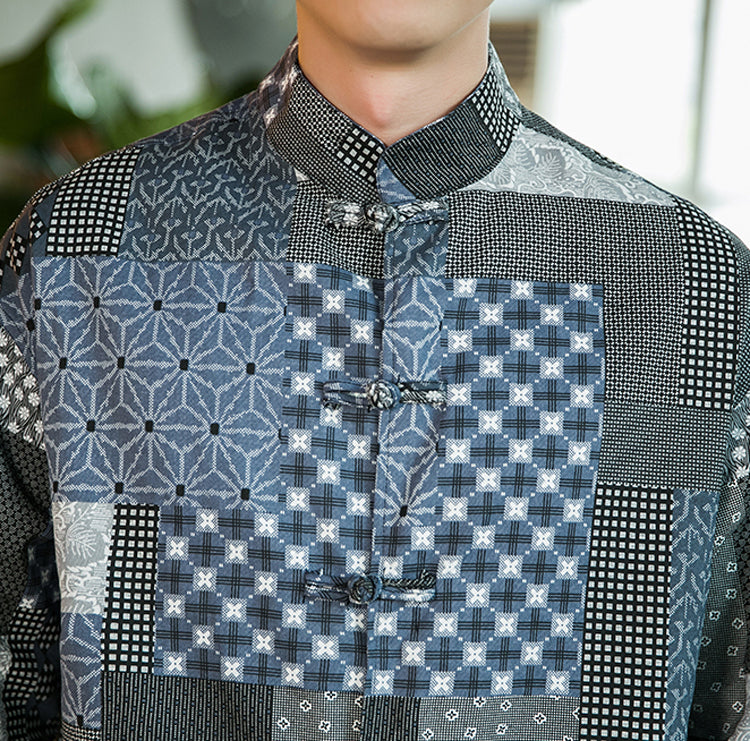 Tang Dynasty quilted design pattern jacket