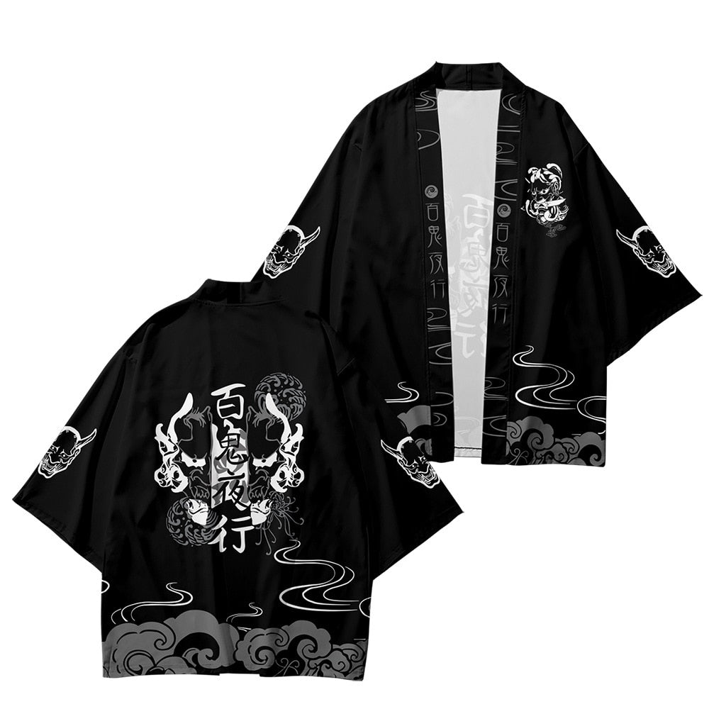 Dark oni kimono