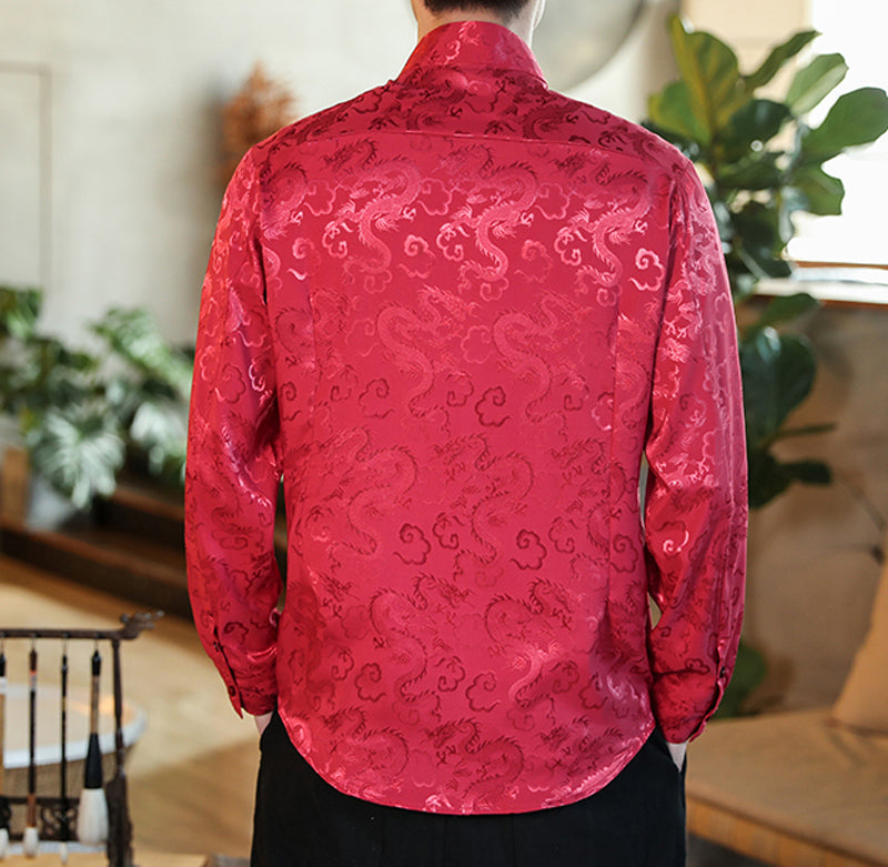 Vibrant silhouette Tang Dynasty jacket