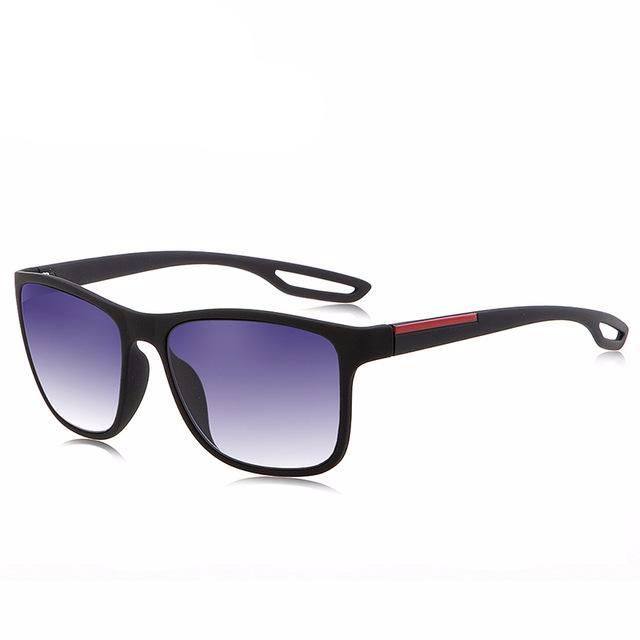 Men's casual sunglasses with red accent