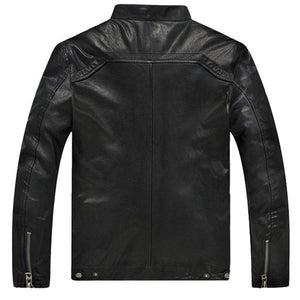 Genuine sheepskin skin motorcycle jacket