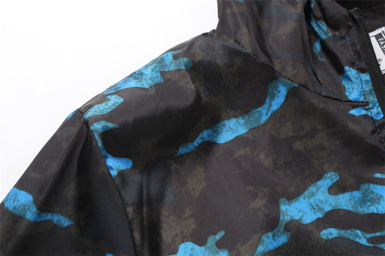 Lava design windbreaker jacket