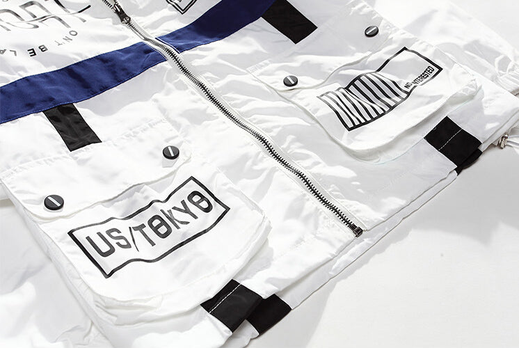 US/Tokyo collab windbreaker jacket