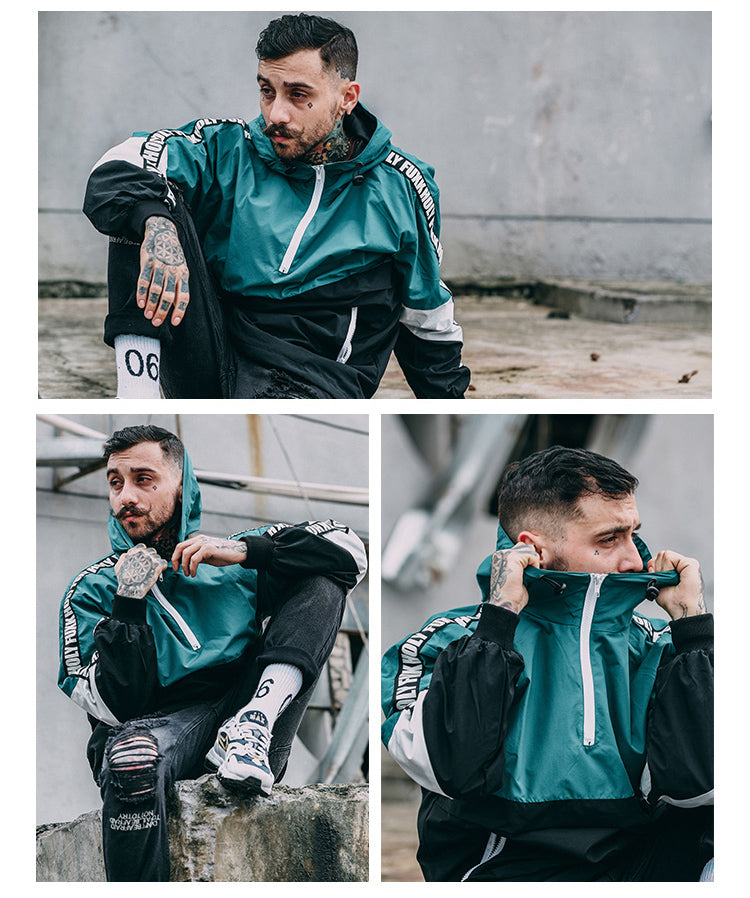 Urban hooded track jacket