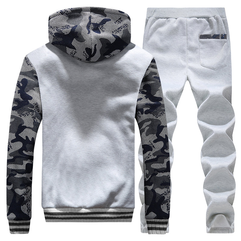 Casual fleece hoodie sweatpants set – Authentic Lifestyle
