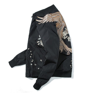 Mystical bird V2 bomber jacket