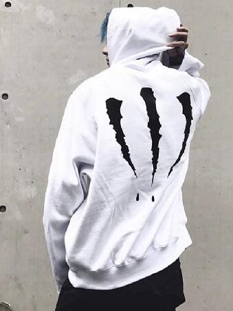 Platinum animal scratch hoodie