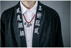 Kanji denim jacket