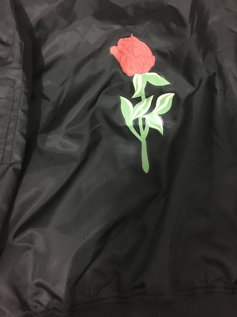 Classic Rose Gold Bomber Jacket for men XXL / Rose Pink