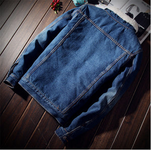 Vintage fleece lined jean jacket