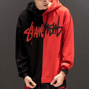 Splice scratch pull over hoodie – Authentic Lifestyle