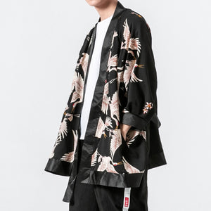 Crane kimono